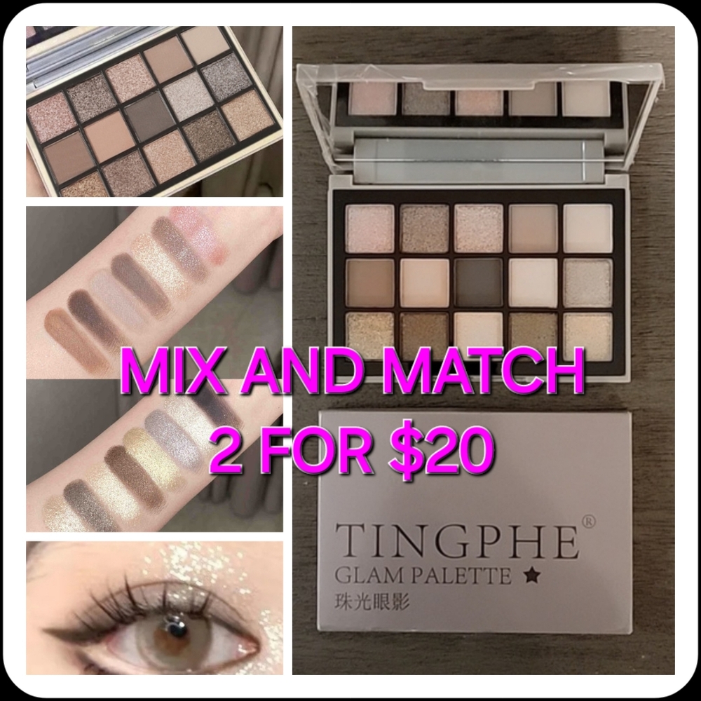 2 FOR $20. Tingphe "Glam" Palette.